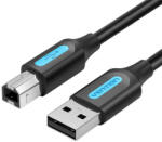 Vention COQBL ferritmagos USB 2.0 A dugasz-USB-B apakábel (10 m, fekete)