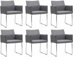 vidaXL 6 buc gri deschis 275579