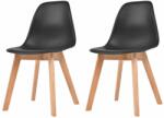 vidaXL 2 buc negru 244777