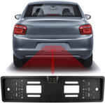 Carguard Rendszámtábla keretbe épített, éjjellátó, tolatókamera - 12V