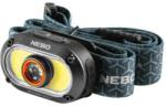 NEBO NEB-HLP-1005-G MYCRO 500 fejlámpa, 500-30 lumen, újratölthető, IPX4, állítható dőlésszög (NEB-HLP-1005-G)