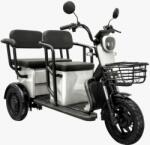 VOLTAROM Tricicleta electrica Volta APM5, Motor 1000W 60V, Baterie 20Ah cu Autonomie 40km, Gri, 25 km/h, fara permis (carnet)