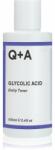 Q+A Glycolic Acid gyengéd bőrhámlasztó tonik A. H. A. -val (Alpha Hydroxy Acids) 100 ml