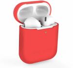 AlzaGuard Skinny Silicone Case Airpods 1. és 2. generáció, piros (AGD-ACSS1R)