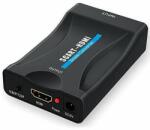 PremiumCord SCART to HDMI 1080P átalakító + tápegység, 230V (khscart02)