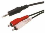 Cabletech Cablu 3.5 tata - 2x rca tata 1.5m (KPO2747-1.5)
