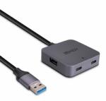 Lindy Cablu activ prelungitor USB 3.2 cu HUB 2 x USB-A + 2 x USB type C T-M 10m, Lindy L43389 (L43389)