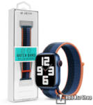 DEVIA NYLON WOVEN okosóra szíj - KÉK - szövet, tépőzáras - APPLE Watch Series 1/2/3 38mm / 4/5/6/SE 40mm / 7/8/9 41mm