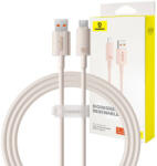 Baseus Cablu de incarcare rapida Baseus USB la USB-C Habitat Series 1m 100W (roz) P10360203421-00