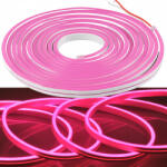 Polux NEON szalag Rugalmas LED szalag 12V 27W Pink IP65 12mm 5m (SANTAS2050)