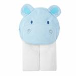Mother's Choice Prosop cu gluga din bumbac pentru bebelusi - hipopotam bleu (IT3860)
