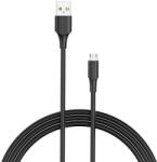  Szellőztető CTIBI USB 2.0 (dugasz) - Micro-B (dugasz) kábel (2 A, 3 m, fekete)