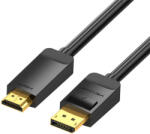  4K DisplayPort-HDMI kábel 3 m Vention HAGBI (fekete)