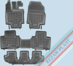 Rezaw-Plast Toyota Highlander (XU70) (2019-) Set de covorașe din cauciuc Rezaw-Plast cu margini înalte pentru 7 locuri (REZAWPLAST-201442)