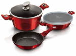 Berlinger Haus Burgundy Metalic Line 5 db-os (BH/6780)