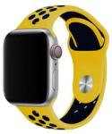 DEVIA Curea smartwatch Devia Deluxe Series Sport 2 Yellow pentru Apple Watch 38mm / 40mm (DVDS2W40YL)