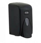 Vialli Folyékony szappan adagoló, zárható, ABS műanyag, fekete 500 ml, 24db/karton (ADS5B)