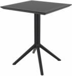 RFG Градинска маса RFG Folding, 600 x 600 x 740 mm, пластмаса, сгъваема, черна (SKY FOLDING 60/Black)
