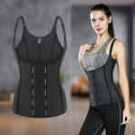 inSPORTline Fitness fűző vállpántokkal inSPORTline Corsup Szín: fekete, Méret: L