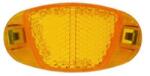 CatEye küllőprizma, fém betétes. narancs, 75 x 35 mm, 1 db
