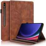  Husa Flip ART TREE pentru Samsung Galaxy Tab S9 Ultra / Tab S10 Ultra maro