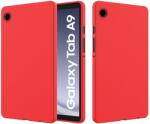  RUBBER Husa de protectie pentru Samsung Galaxy Tab A9 rosie