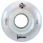 FR Skates FR Luminous Led Quad Wheel 58mm 78A (4buc) - White Pearl