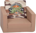  Mama Kiddies egyszemélyes szétnyitható kanapé - Military Jet