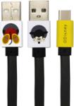 mobilePlaza Disney Mickey Mouse adat- és töltőkábel USB - Type-C 1m (fekete)