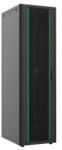Mirsan 26U szerver rack szekrény 600X600 fekete, lapraszerelt (MRGTN26U66DE01)