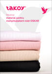 Takoy Mostrar - Manșetă/patent reiat unicolor