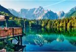  Tablou Canvas Mighty Mountains Reflected In Lake, 80x50cm, tabloucanvas901 (tabloucanvas901/50x80cm)