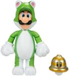 JAKKS Pacific Figurina Luigi Felino Super Mario Nintendo, 10cm (039897914480) Figurina