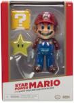 JAKKS Pacific Figurina Super Mario Bros Star Power Mario Gold, 10cm (192995410596) Figurina