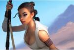  Poster Rey Star Wars Illustrator, 61x90cm, poster2174 (poster2174)