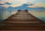  Tablou Canvas Golden Sea Sunet On The Wooden Pier, 80x50cm, tabloucanvas749 (tabloucanvas749/50x80cm)