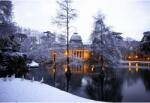  Tablou Canvas Beautiful Winter View Of A Historical Pavilion At Night, 80x50cm, tabloucanvas1264 (tabloucanvas1264/50x80cm)