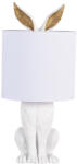 Clayre & Eef Veioza polirasina alba Iepuras 20x43 cm, E27 (6LMC0013W)