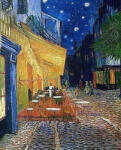 Figured Art Set goblen cu diamante, fara sasiu, Terasa cafenelei - van Gogh, 40x50 cm (DP-390)