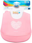 Canpol babies Силиконов лигавник с джоб Canpol - Pastel, Розов (74/024_pin)
