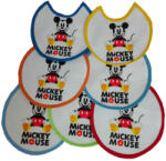 Kids Licencing Mickey egér baba előke 7 darab/csomag - pamut előke - világoskék-középkék-sötétkék-sárga-narancssárga-piros-zöld - aruvarazs - 2 947 Ft