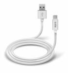 SBS USB A - USB C típus kábel, Fehér