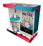 Abysse Corp DC Comics "Harley Quinn Mad Love" 250 ml bögre + fém kulcstartó + füzet csomag (ABYPCK183) (ABYPCK183)