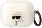 Karl Lagerfeld 3D Logo NFT Karl Head TPU Airpods Pro White tok (KLAPHNIKTCT)