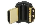 Delock 65663 High-Speed Ethernet HDMI-A anya > HDMI-A apa 4K 90° felfelé, fekete (65663) (65663)