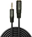 Lindy Jack Audio Hosszabbítókábel [1x Jack dugó, 3, 5 mm-es - 1x Jack alj, 3, 5 mm-es] 3.00 m Fekete (35653)