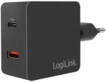 LogiLink wall charger power adapter - USB, USB-C - 18 Watt (PA0220) (PA0220)