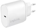LogiLink PA0261 1xUSB-C (PD) 20W hálózati töltő fehér (PA0261) (PA0261)