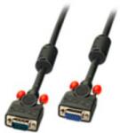 Lindy VGA Hosszabbítókábel [1x VGA dugó - 1x VGA alj] Fekete (36391) (36391)