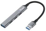Equip 128960 hálózati csatlakozó USB 3.2 Gen 1 (3.1 Gen 1) Type-A 5000 Mbit/s Fekete, Szürke (equip128960) (equip128960)
